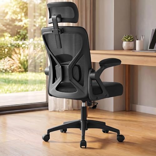 VASAGLE Ergonomic Mesh Office Chair with Adjustable Lumbar Suppor...