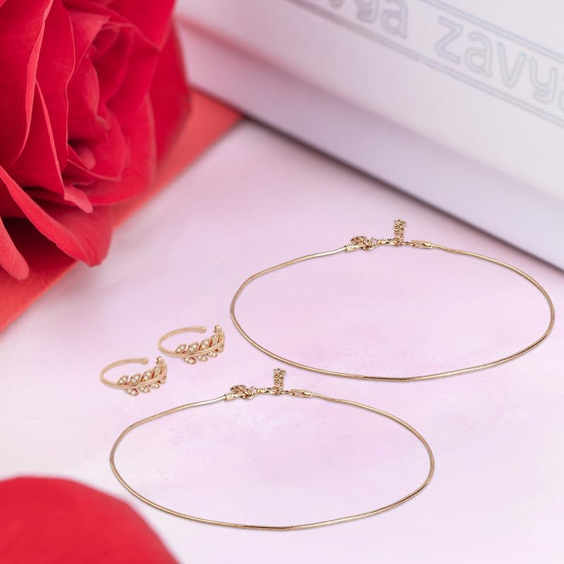 925 Silver Leaf CZ Jewelry Set
