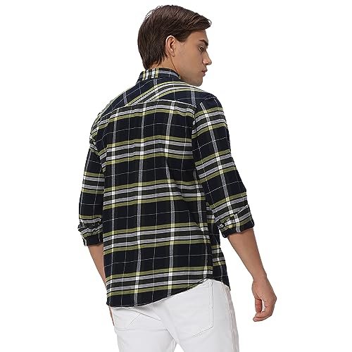 Image of MUFTI Mens Cotton Slim Fit Shirt