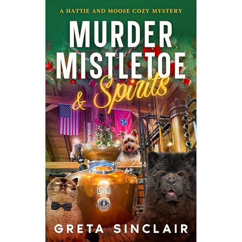 Murder, Mistletoe & Spirits Audiolibro Por Greta Sinclair arte de portada