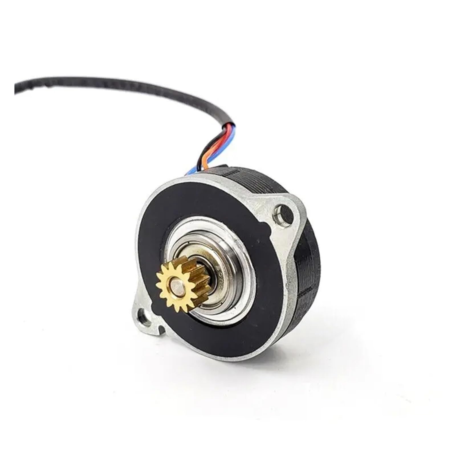 14HK0402 DC 12 V 0,9 stopnia 36 mm okrągły cienki 2-fazowy 4-przewodowy krokowy rozrusznik elektroniczny 13T metalowe miedziane koło pasowe
