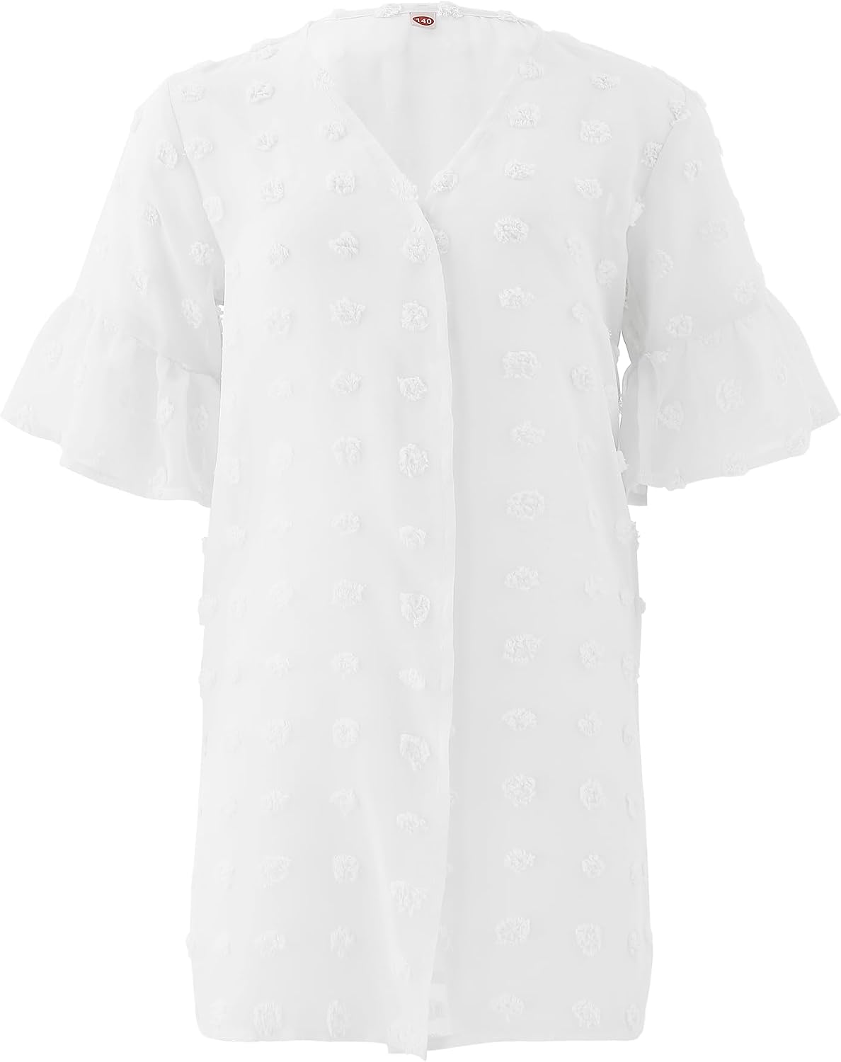 Girls Swimsuit Cover Ups V Neck Sheer Summer Beach Bathing Suit Coverups for Size 4-13Y