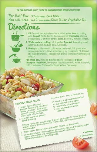 Betty Crocker Suddenly Pasta Salad, Classic, Twin Pack, 15.5 oz