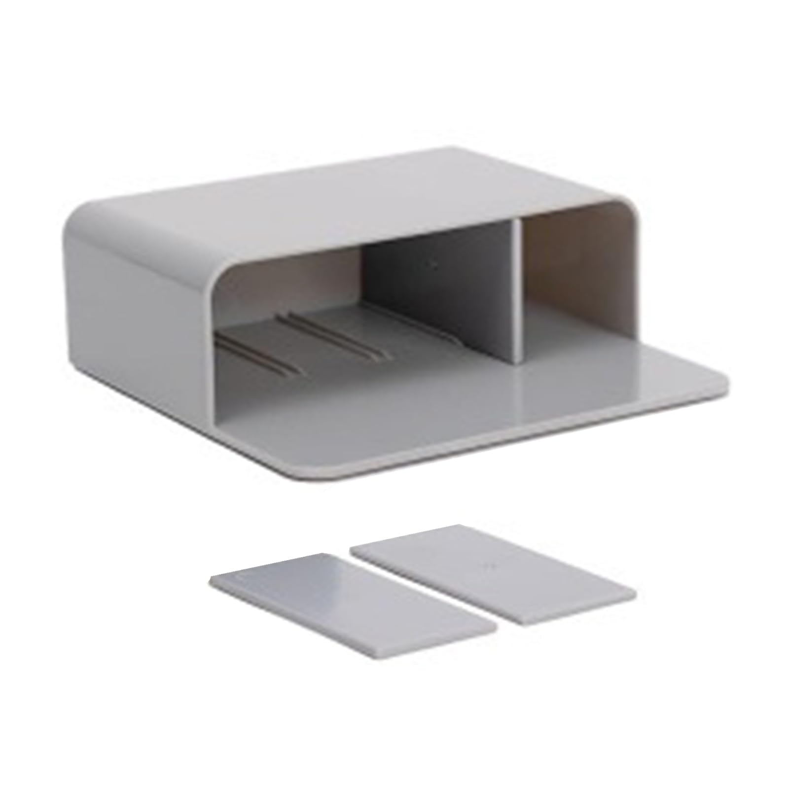 Mekalero Strong Adhesive ABS Toothbrush Holder for Compact Areas on Metal Surfaces Hygienic Toothbrush Mount