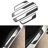 MotorFansClub 4Pcs Door Sill Protector Scuff Plate Fit for Compatible with Honda CR-V CRV...