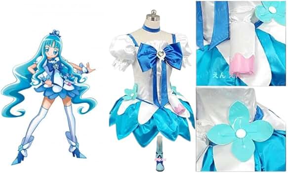 ハートキャッチプリキュア キュアマリン　コスプレ衣装一式 Amazon.co.jp: [KIFRAL] ハートキャッチプリキュア！ キュアマリン