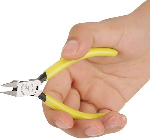 Miniatura 2 de Alicates de corte lateral diagonal de 4 pulgadas y 3.937 in, tijeras de corte de cable, herramienta de reparación para electrónica de corte,