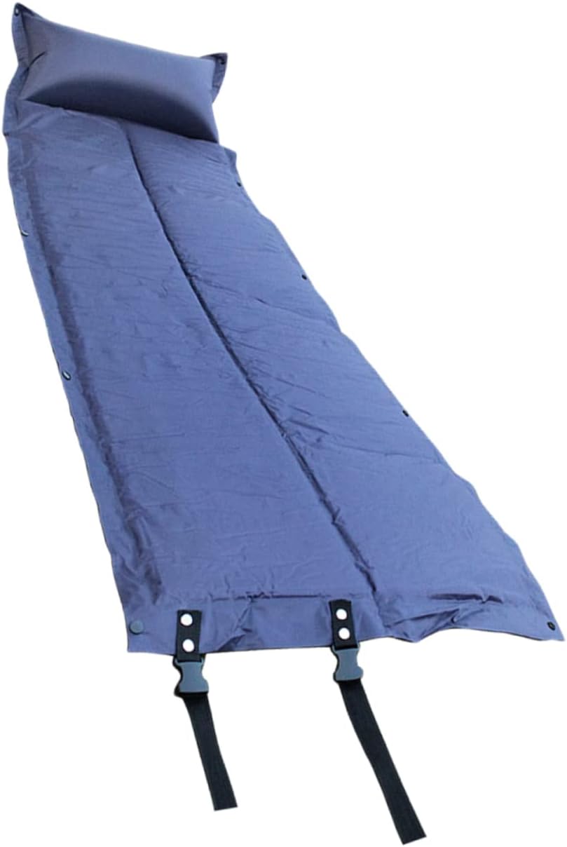 VICASKY Wear-Resistant Inflatable Sleeping Pad Attached Pillow Portable Camping Mat for Outdoor Adventures Hiking Picnics and More Convenient and Easy to Carry
