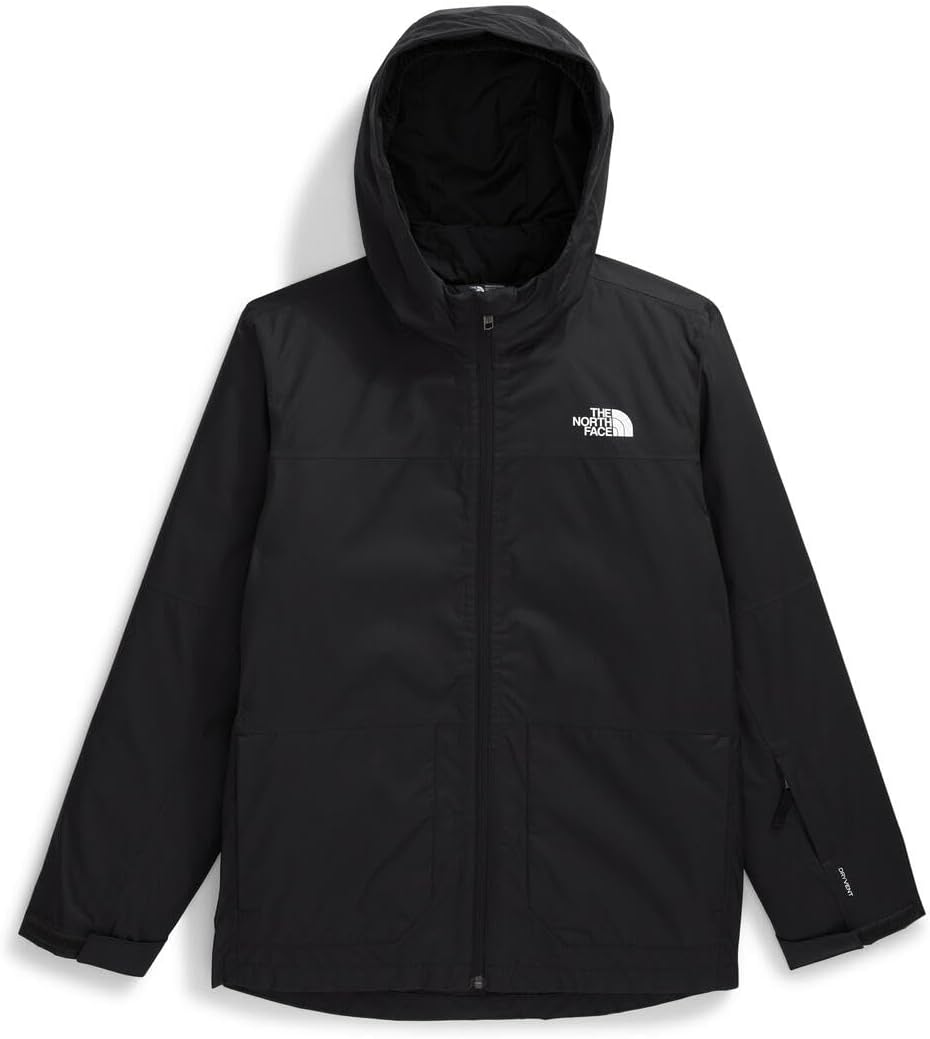 THE NORTH FACE Teen Freedom Triclimate Jacket | Heatseeker Insulation & Water Repellent, Helmet Compatible Hood, Goggle Wipe