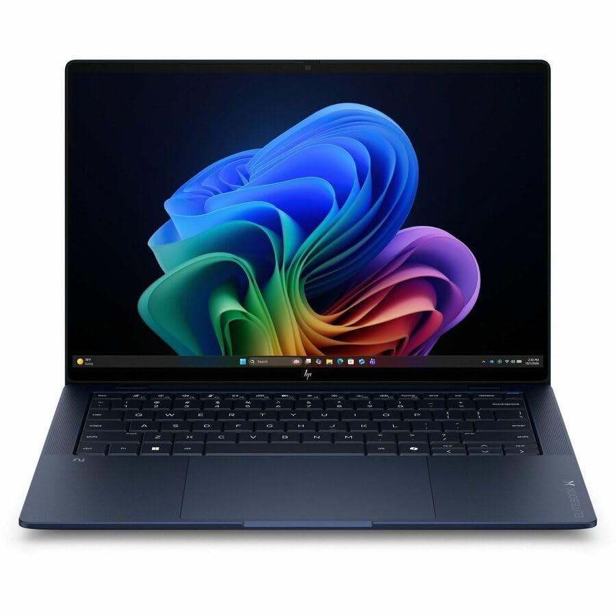 Image of HP EliteBook X G2i 14 inch Copilot+ PC Notebook - 2.8K - 120 Hz - Intel Core Ultra 7 Series 3 356H - 32 GB - 512 GB SSD - English Keyboard - Atmospheric Blue - Intel Chip - 2880 x 1800 - Windows 11 Pro -
