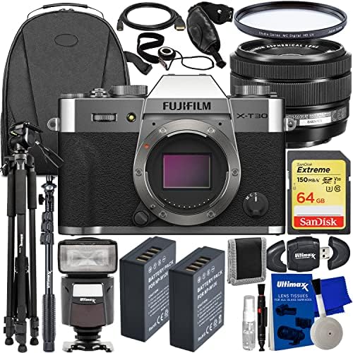 FUJIFILM X-T30 II Mirrorless Camera with XC 15-45mm OIS PZ Lens (...