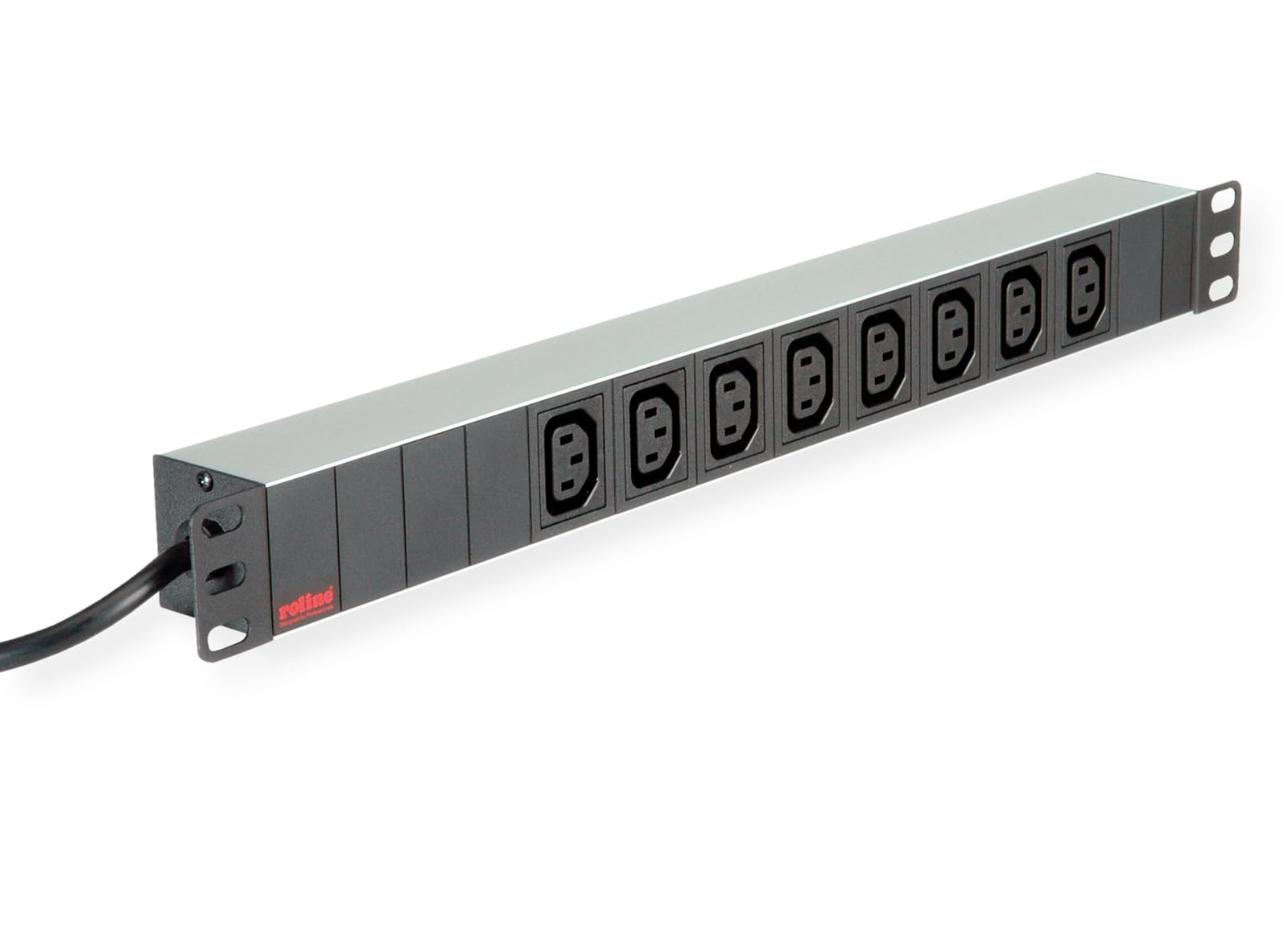 ROLINE 19.07.1627 multiprise Intérieur 2 m 8 sortie(s) CA Aluminium - Multiprises