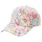 LOCOMO Women Girl Flower Floral Blossom Baseball Cap Trucker Hat Brim Cap FFH447s03