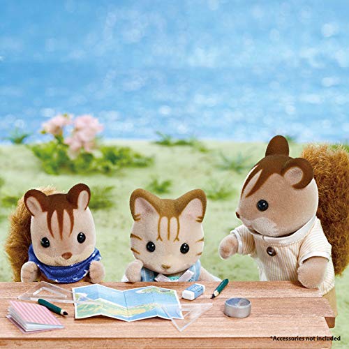Calico Critters, Hazelnut Chipmunk Family, Dolls, Dollhouse Figures, Collectible Toys, 3 Inches #TOP3