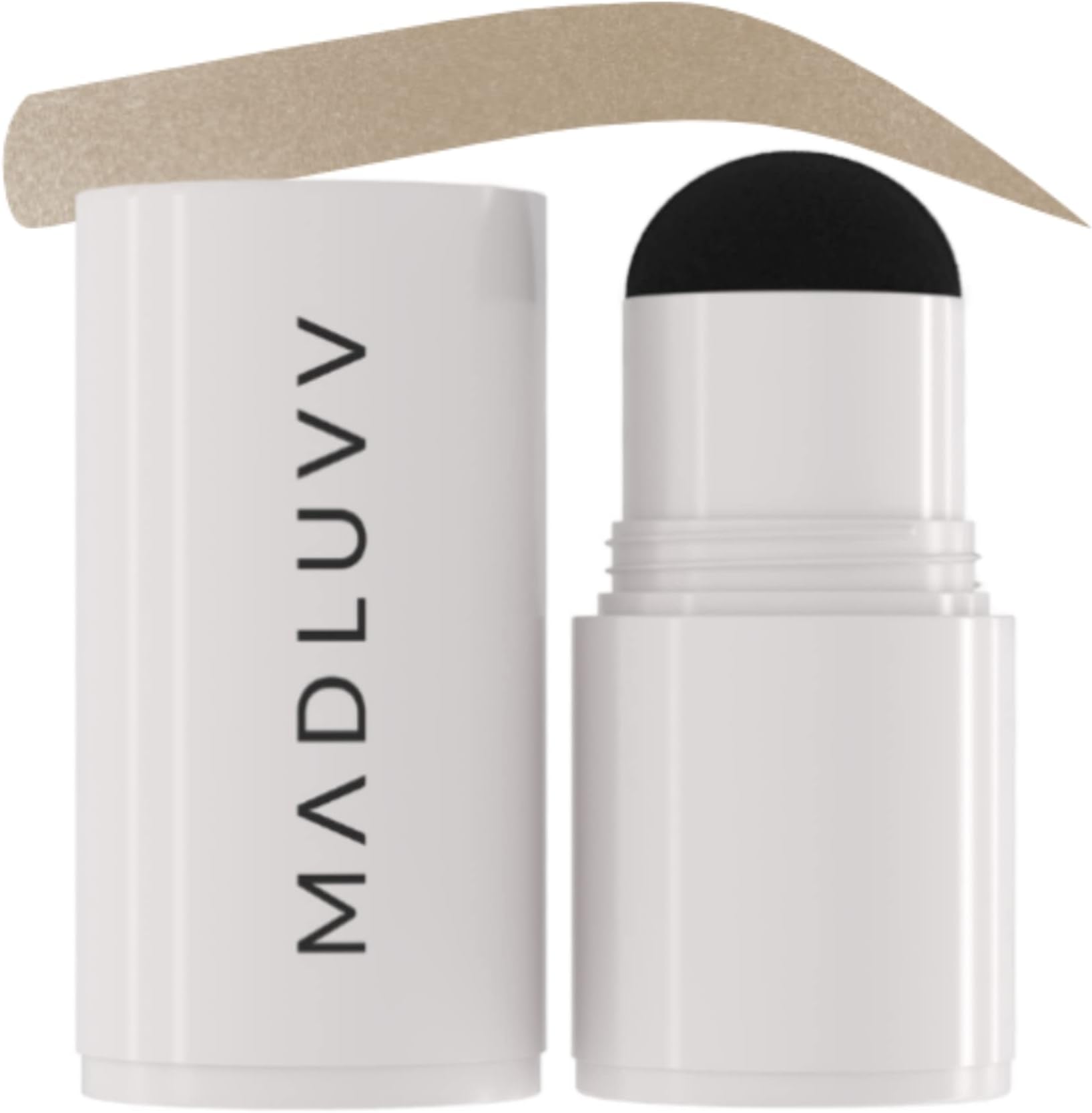 Brow Stamp Refill* - Color Stamp for Brows & Root Touch Up for Women & Men, Instantly Conceal Hair Loss, Grey Hair, Thinning Hair with Stain-Proof/Smudge-Proof Powder Formula (Taupe)