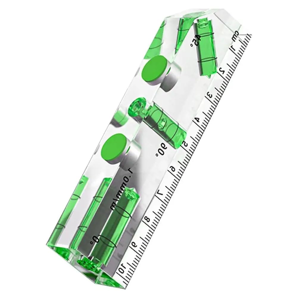 Jnchdghwa As Shown Acrylic Level Ruler High- Strong Magnetic Spirit Level Water Gauge Linear Measuring Tool Construction Diy