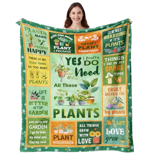Gardening Gifts for Women/Men, Plant Gifts Blanket 50