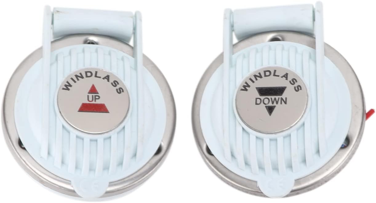 2pcs Windlass Foot Switch - Marine Boat Anchor Control for Hands-Free Operation Marine Boat Anchor Switch (12V/24V)