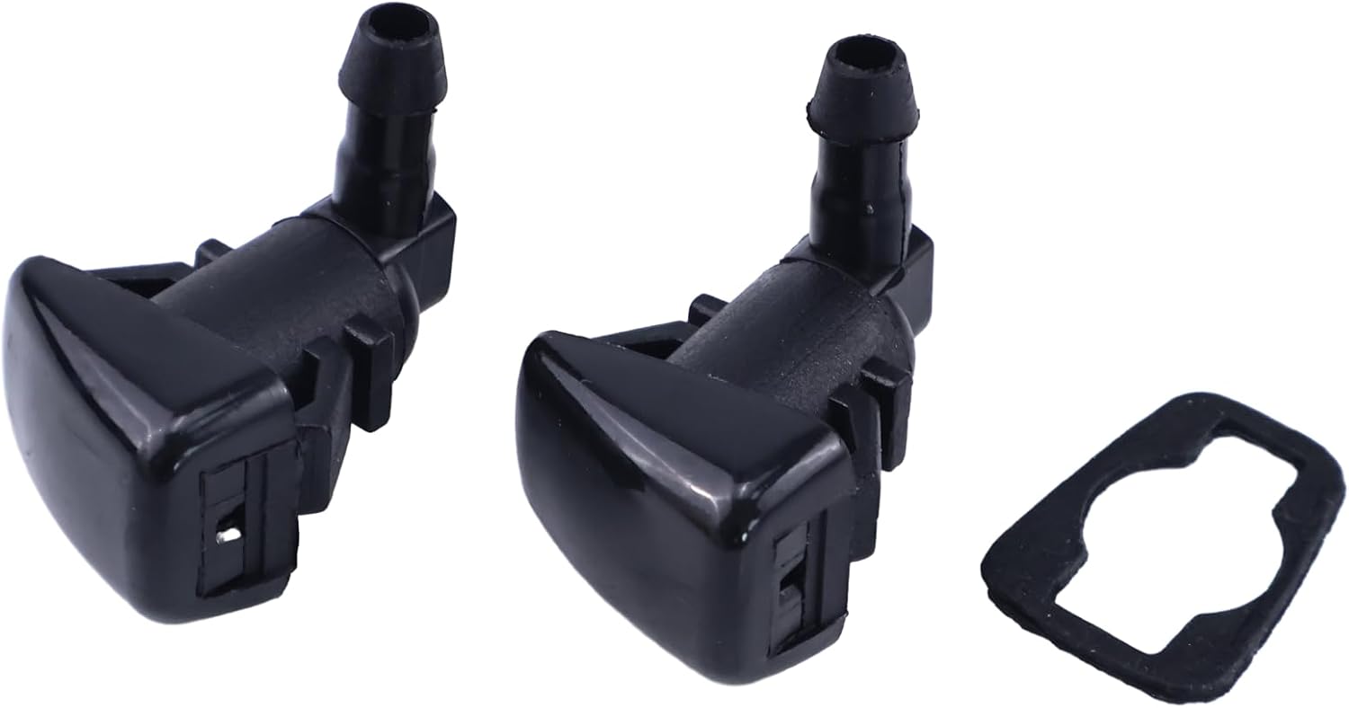 2x 85381-04030 Windshield Washer Nozzle Sprayer Compatible with Toyota 4Runner 1996-2002 Tacoma 1995-2004 Camry 1987-2001 Celica 1990-1999 Corolla 1988-2002 Echo 2000-2005 MR2 1990-1995