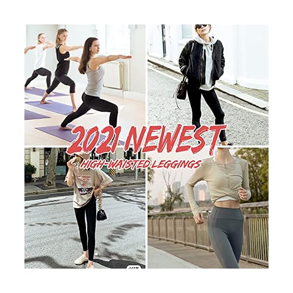 Blisset-3-Pack-High-Waisted-Womens-Leggings-No-See-Through-Butt-Lift-Tummy-Control-Yoga-Pants-Workout-Running-Legging Blisset 3 Pack High Waisted Leggings for Women-Soft Athletic Tummy Control Pants for Running Yoga Workout Reg & Plus Size