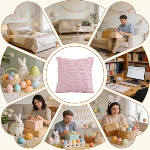 Fundas de almohada de primavera antialérgicas lavables para sofá 5