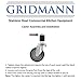 GRIDMANN 4 inch Caster Wheel Set for Commercial Kitchen Prep Tables, 2 Wheels with Brakes, 2 Without Brakes