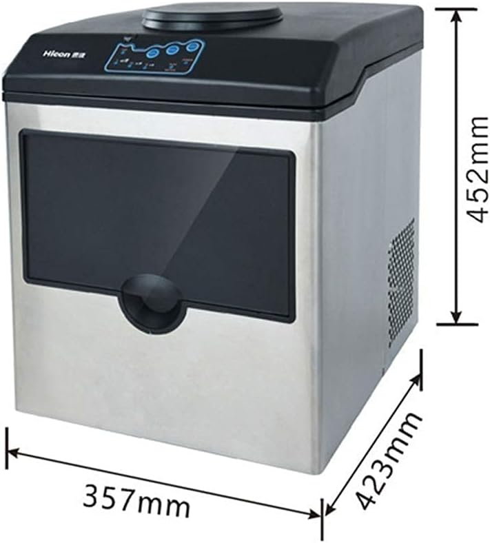 Ice Cube Maker Ice Maker with LED Display 2in1 Water Dispenser Built-in Ice Cube Maker Machine Counter Top up to 25kgs 8-12 Min