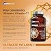OmniBiotics Ultimate Vitamin C Supplement 2000mg – with Zinc, Elderberry Extract, and D3 – High Potency Immune Support & Collagen Booster – 120 Vegan Tablets