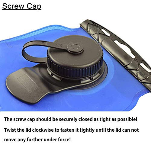 Wacool 3L 3Liter 100Oz Bpa Free Eva Hydration Pack Bladder, Leak-Proof Water Reservoir (Blue(Double Opening) With Clean Kit) #TOP7