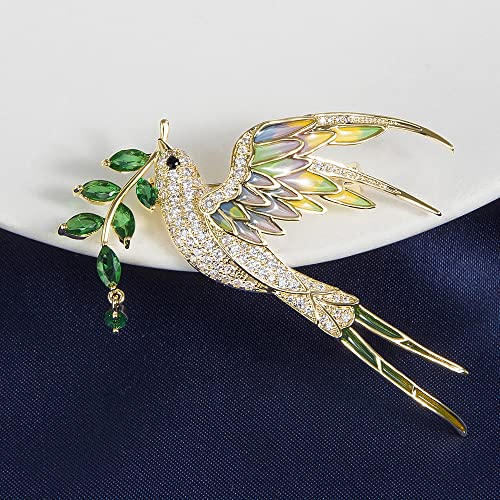Jadeangel Brooch Pins For Women Fashion Flying Swallow Bird Brooch Pin With Wicker Broach Jewelry Brooches Gift #TOP7
