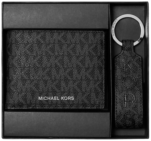 Michael Kors Malone Slim Billfold Wallet & Key Fob Gift Set3