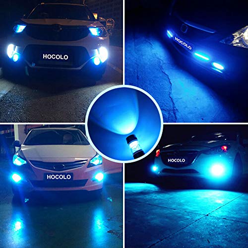 HOCOLO H8 H11 H9 H16(H16 Only fit Japanese Car!)LED Bulbs DRL Fog Light Brighting Daytime Running Lamp Replace Halogen 3570 CSP Chips Car Vehicle Part Plug-N-Play High Power(H8/H11_Fog,Ice Blue/8000K)