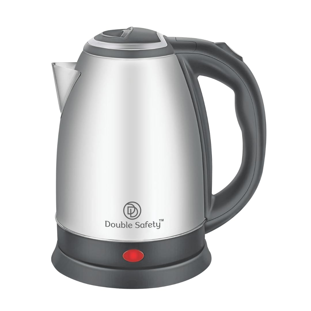 Double safety Barcelona Kettle | Stainless Steel Electric Kettle 1.8 Litre 1500 Watts Fast Boiling Portable Electric Kettle | Power Indicator | Dry Run Protection | Auto Cut off | 360 Degree Rotatable-image-20