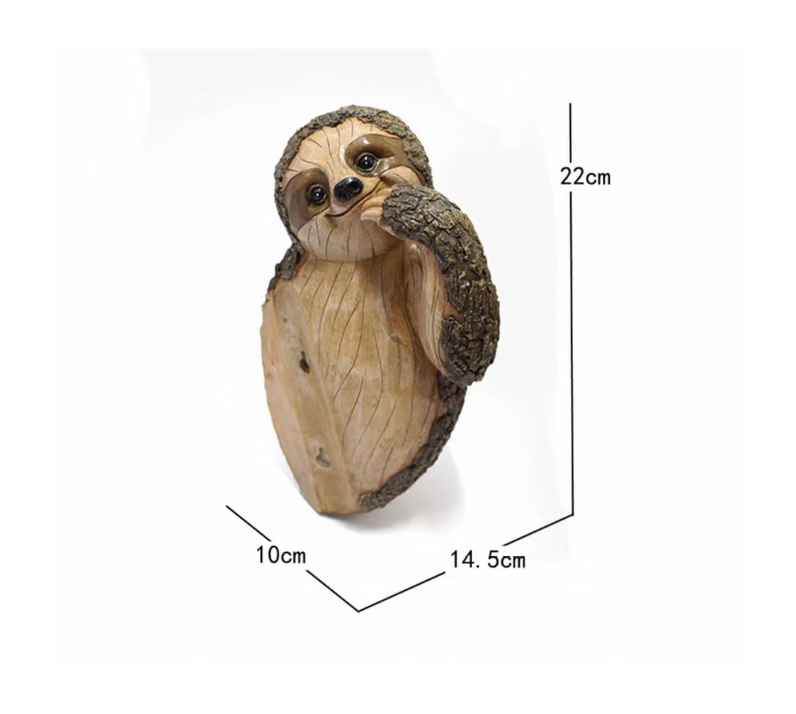Arredo da giardino Simulazione innovativa Tree Hugger Peeker Statue Garden Decor Arredo da esterno