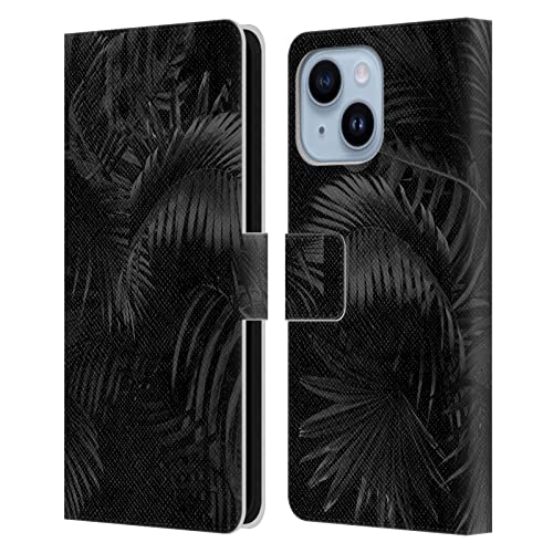 Étui portefeuille en cuir iPhone 14 Plus idéal pour voyager léger avec élégance en noir