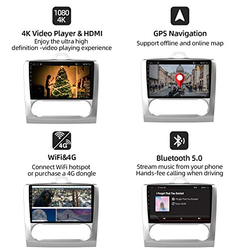 YUNTX PX6 Android 10 Autoradio adatto per Ford