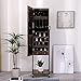 Fashion Simple Jewelry Storage Mirror Cabinet Can Be Hung On The Door Or Wall