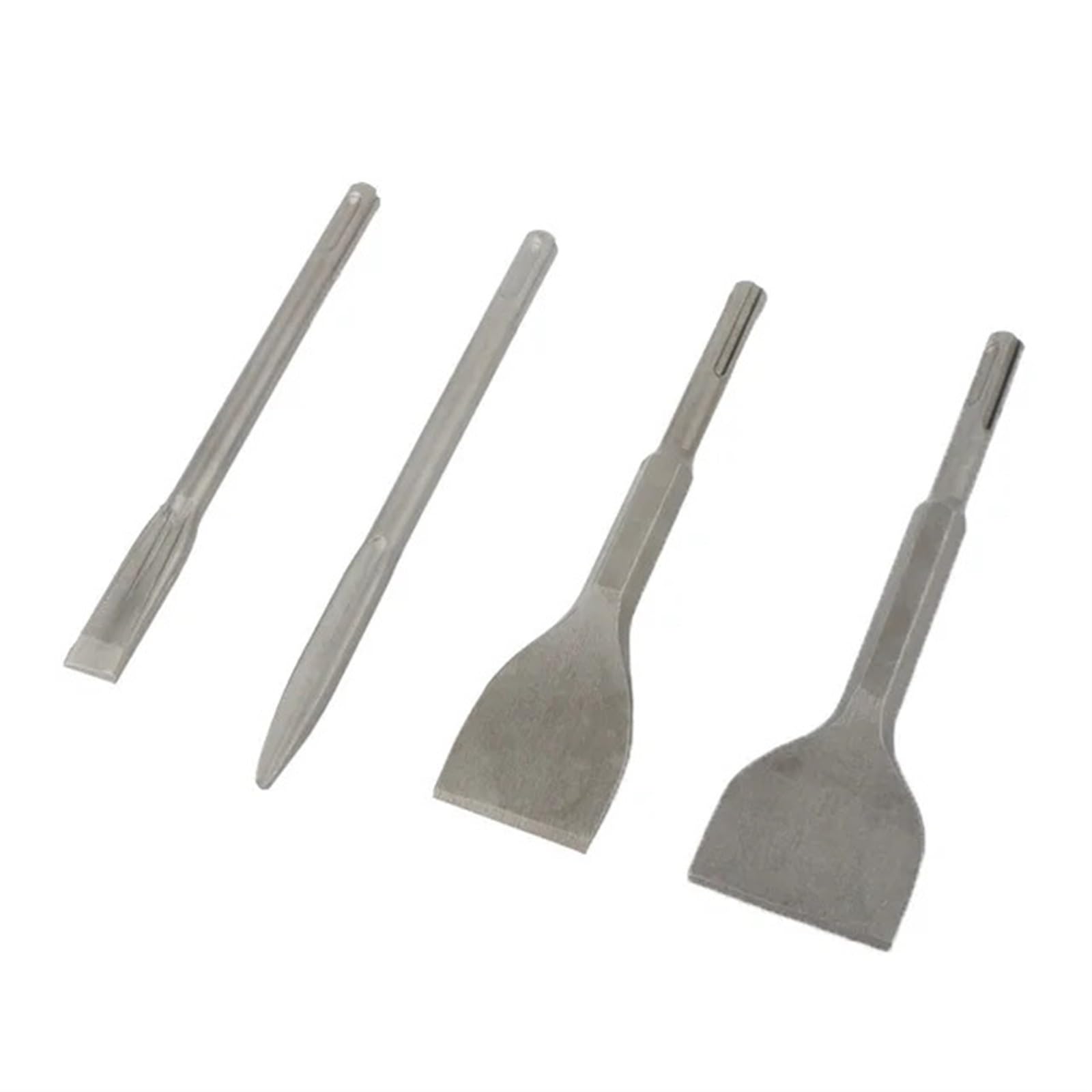 Scalpello Muratore Set di scalpelli a Gambo, Punta a Martello, scalpello Piatto, Punta da Trapano for Piastrelle, Cemento, calcestruzzo, Mattoni, Pietra, muratura, utensile for scanalature