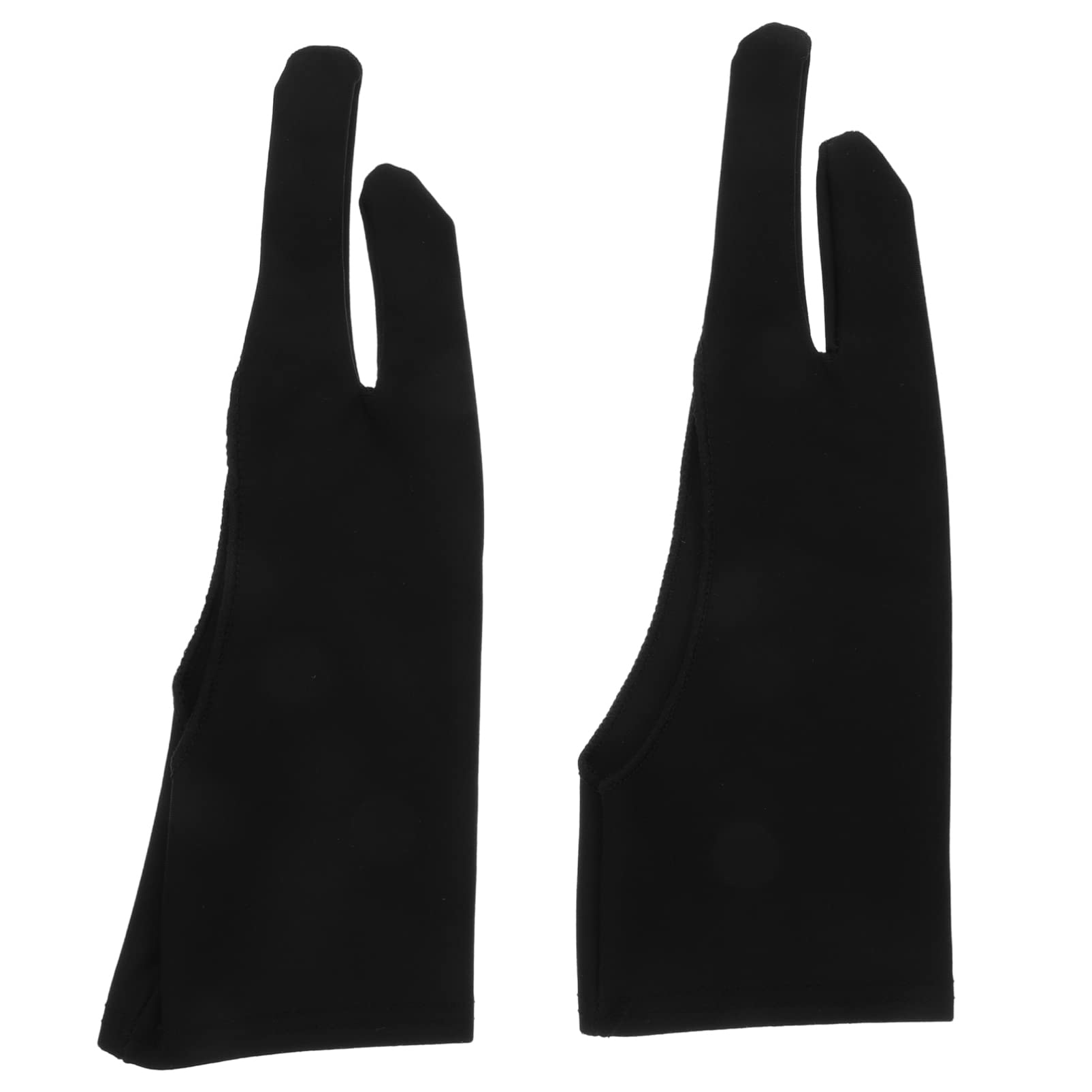 HEALLILY Artist Painting Gloves Sketching Gloves: 4pcs Right Hand 2 Finger Drawing Gloves Graphics Tablet Hand Gloves for Women-picture-13