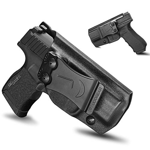 Combo OWB&IWB Sig P365 Holster, Fit 1.75''&1.5'' Belt, 100% US Kydex, Holster for P365 |P365 SAS| P365 Micro Compact Concealed Carry for P365 IWB Holster Sig P365 9mm Gun Holster, Adj.Retention,Cant