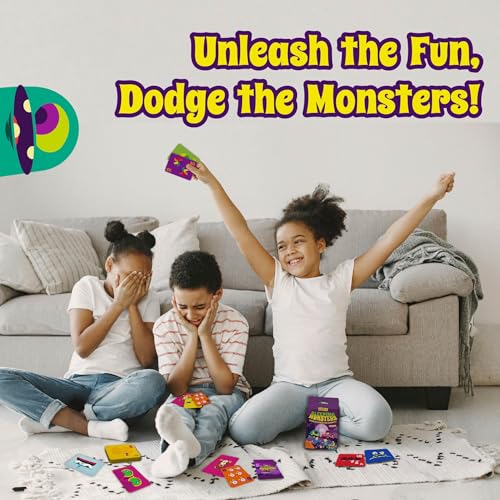Image of Card Game - Sleeping Monsters, Sneakiest Strategy & Suspense Game for Kids, Return Gifts for Birthdays, Fun for Family Game Night, Educational & Travel Gifts for Ages 5 & Up, 2-5 Players