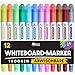 Produktbild Whiteboard Marker von SmartPanda  Whiteboard Stifte, Folienstift Abwischbar - Doppelspitze, Breite und Feine  Abwischbare Stifte, non Permanent Marker, Whiteboardmarker  12er Set