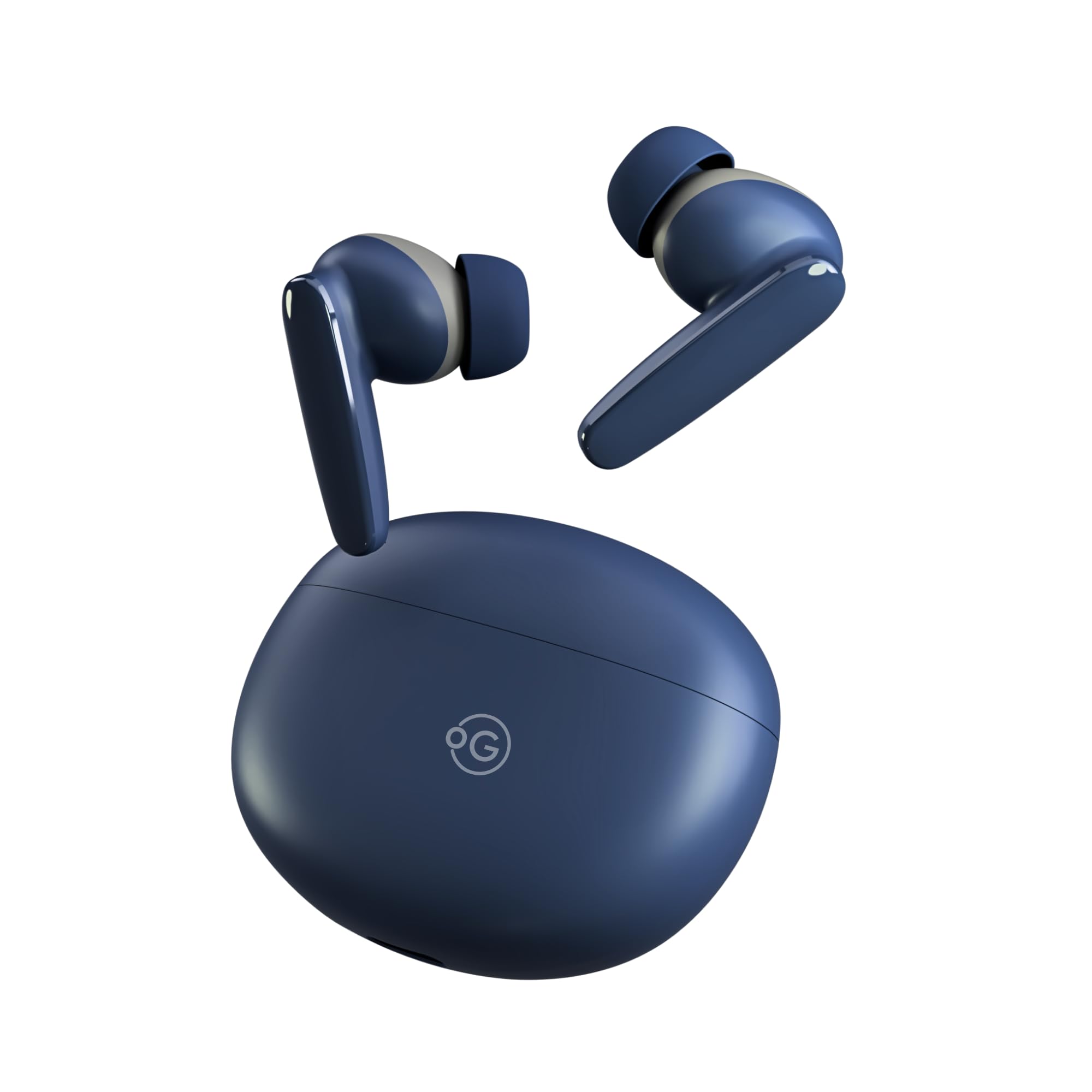 OOGE Wavepods 300 TWS Earbuds – ENC Noise Cancelling, Bluetooth 5.4 EDR, 10mm Drivers, Type-C Charging, 500mAh Battery, Dual Mic, One-Touch Control, 1000-Hour Standby (Blue)-image-20