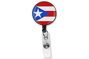 Impressive Puerto Rican Flag Badge Clip: A Symbol of Pride and Practicality