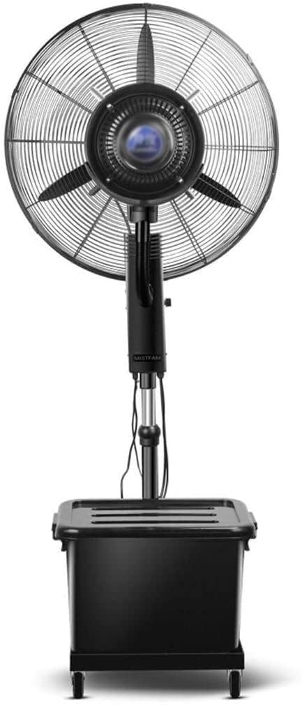 asdchZen Industrial Misting Fan With 42L Water Tank, Oscillating Floor Fan For Factory Cooling, Mobile Electric Fan With Wheels, Liftable Commercial Atomization Fan, Powerful Shop Cool