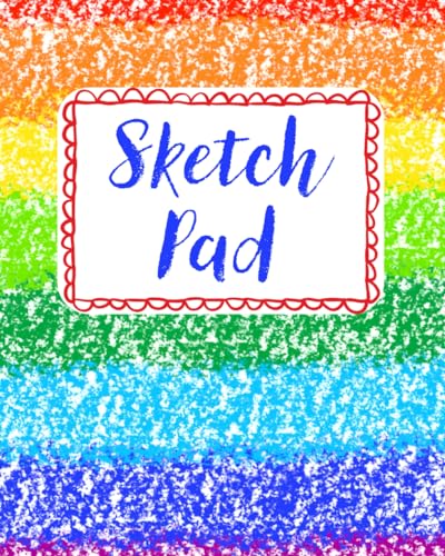 Sketch Pad Notebook - Drawing Paper for Young Artists: 8 x 10 Inches - 100 Blank Pages