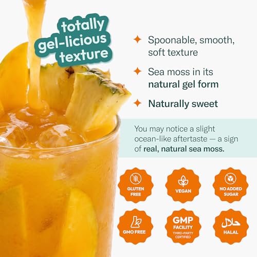 TrueSeaMoss Sea Moss Gel—Wildcrafted, Mango/Pineapple, 16 oz — view 5