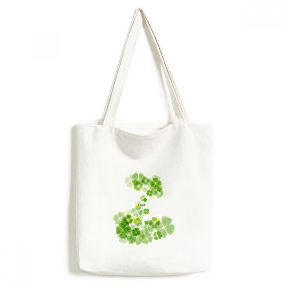 Sac en toile Saint-Patrick à motif trèfle pour vos sorties et défilés festifs