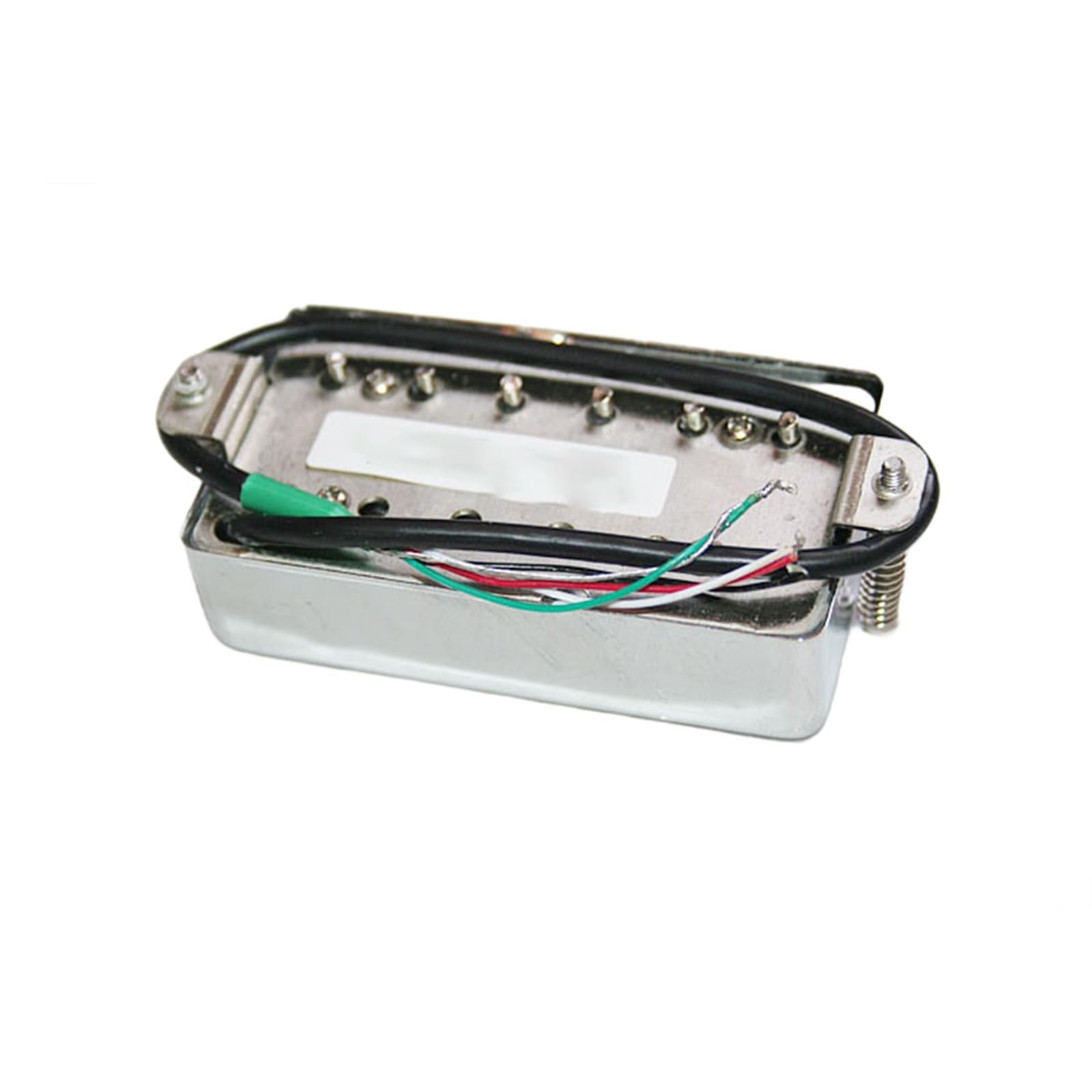Pastilla De Guitarra Eléctrica Profesional Pastilla De Puente Para Guitarra Eléctrica | Pastilla de guitarra eléctrica con carcasa de metal plateado, pastilla de un solo tono conmutable