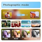 Compact Digital Camera with 270° Flip-Up Screen,Portable Selfie Camera for Photography, 64MP Resolution, 16X Zoom, and 32GB Memory Card - Image 7